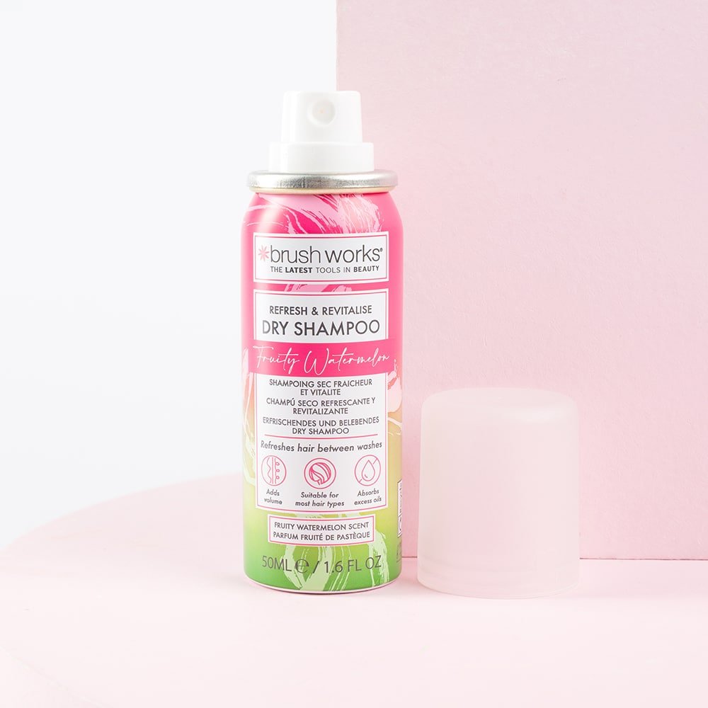 Shampoing sec Brushworks Refresh & Revitalise Pastèque Fruitée – 50 ml – Image 3